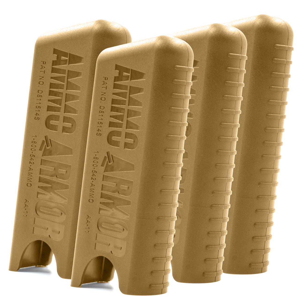 Desert Tan Ammo Armor 4 PACK for Springfield XD-E .45 Magazines