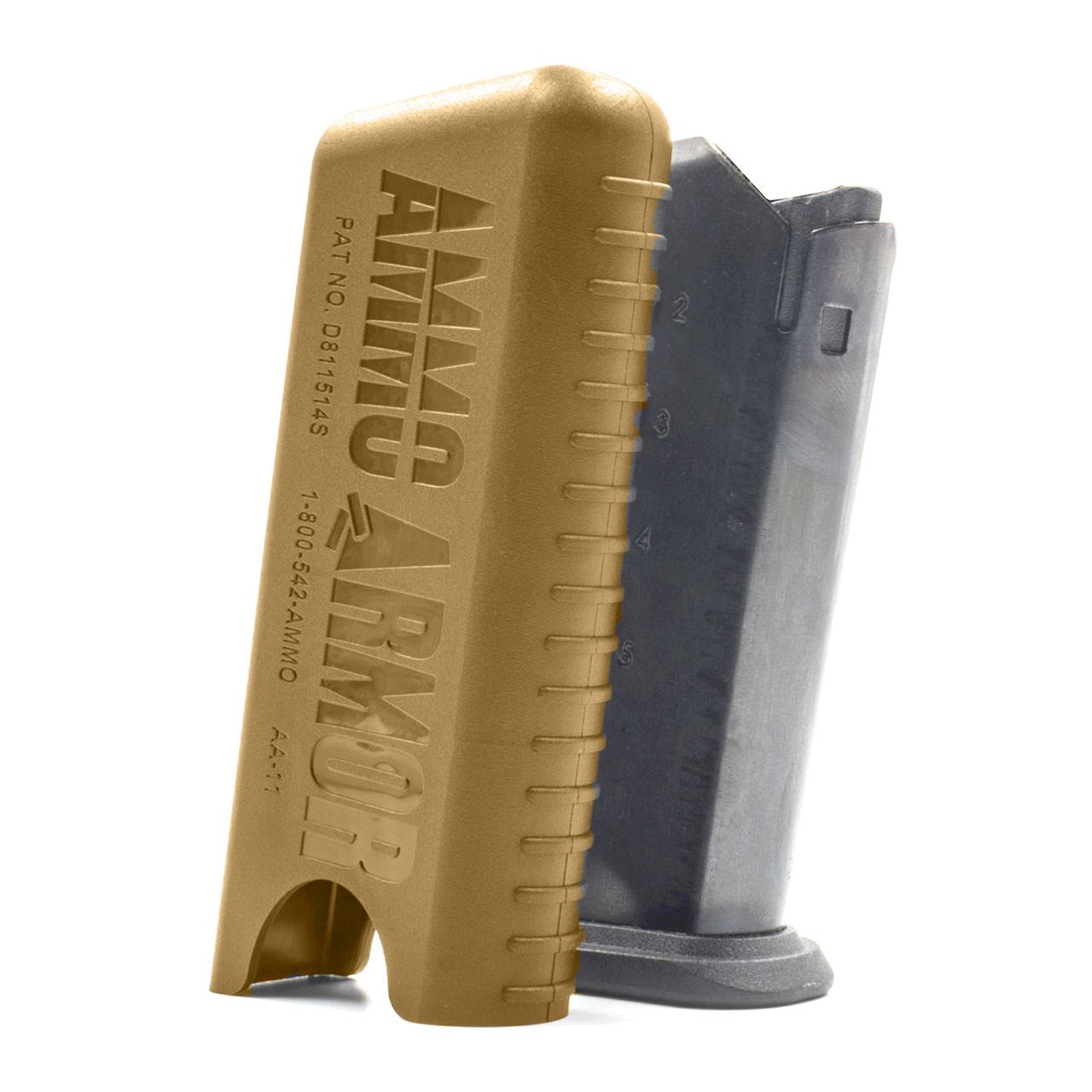 Desert Tan Ammo Armor 2 PACK for Springfield XDS 45 Magazines