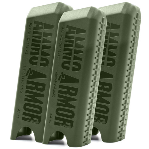 Olive Drab Ammo Armor (three pack) for Byrna LE Compatible Magazines