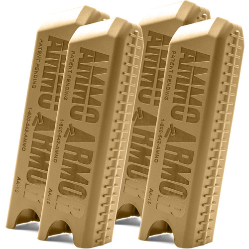 Desert Tan Ammo Armor 4 PACK for H&K SFP9 Magazines