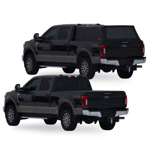 Fas-Top Traveler Showing Both Soft Canopy Topper & Tonneau Configurations Fas-Top Traveler for Dodge/Ram Pickups