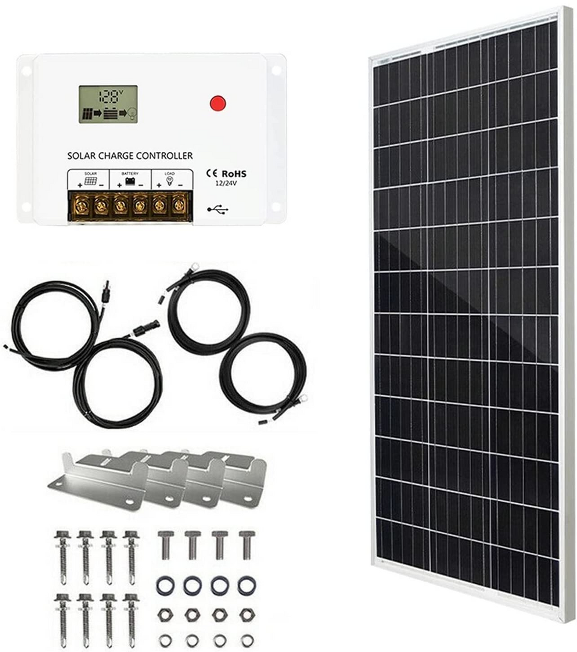 100 Watt 12 Volt Solar Starter kits