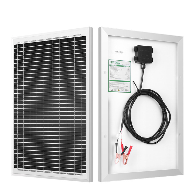 20 Watt 12V Monocrystalline Solar Panel