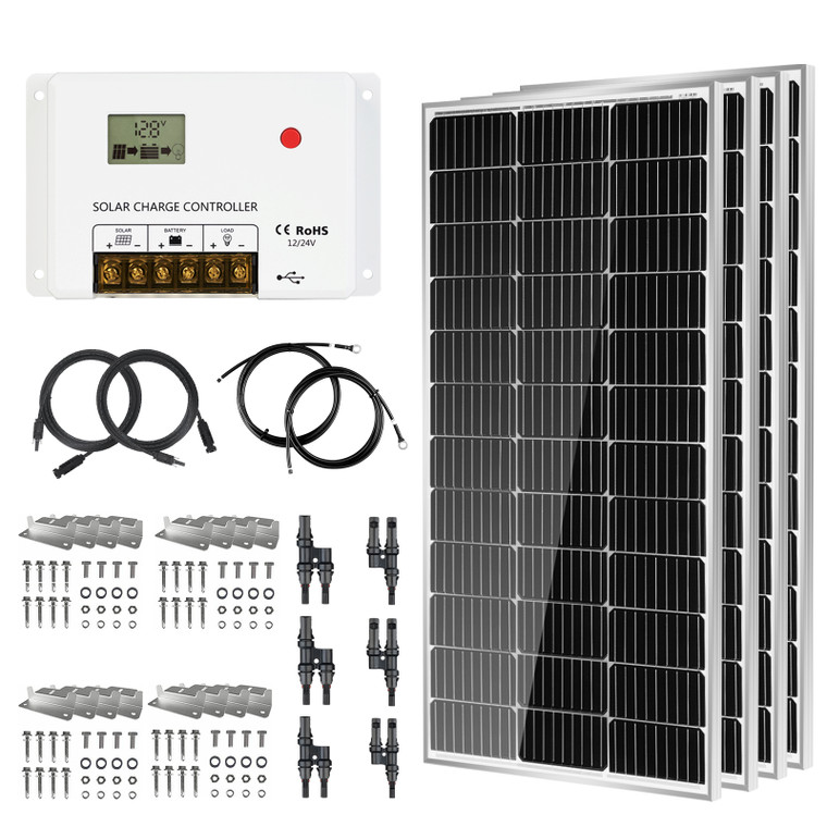 400 watt solar panel kit with controller