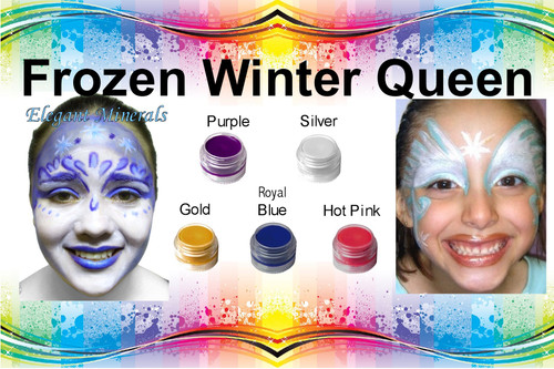 frozen themed makeup