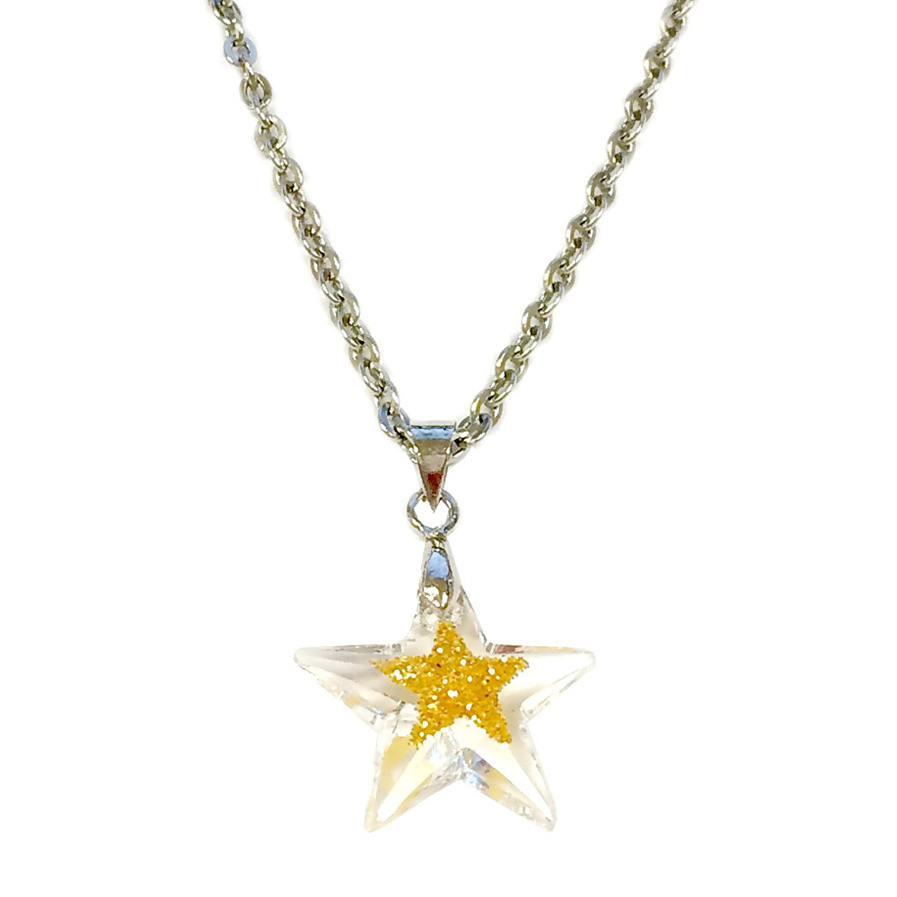 Hexa Crystal Necklace - Sunrise Yellow – Voyce Jewellery