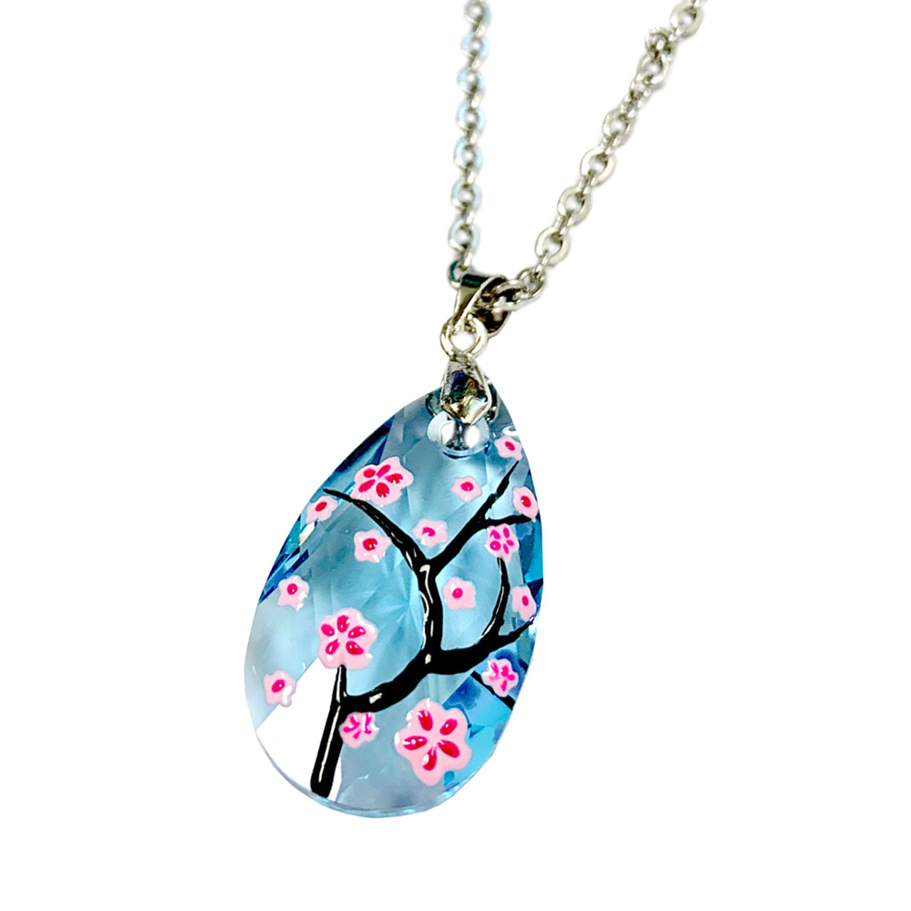 Peach Please Cherry Blossom Necklace – Sour Cherry