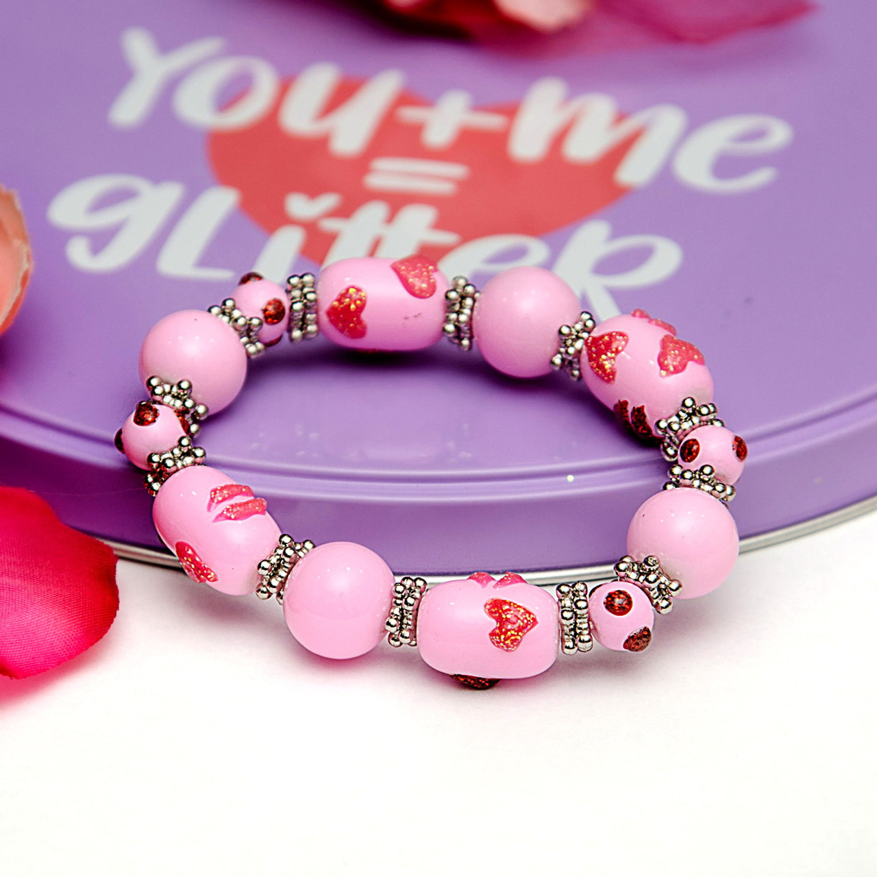 Red Ladybug Bracelet - Spring Jewelry for Daughter - Handmade Glass Beaded  Bracelet for Girlfriend - Fiona - IUP013