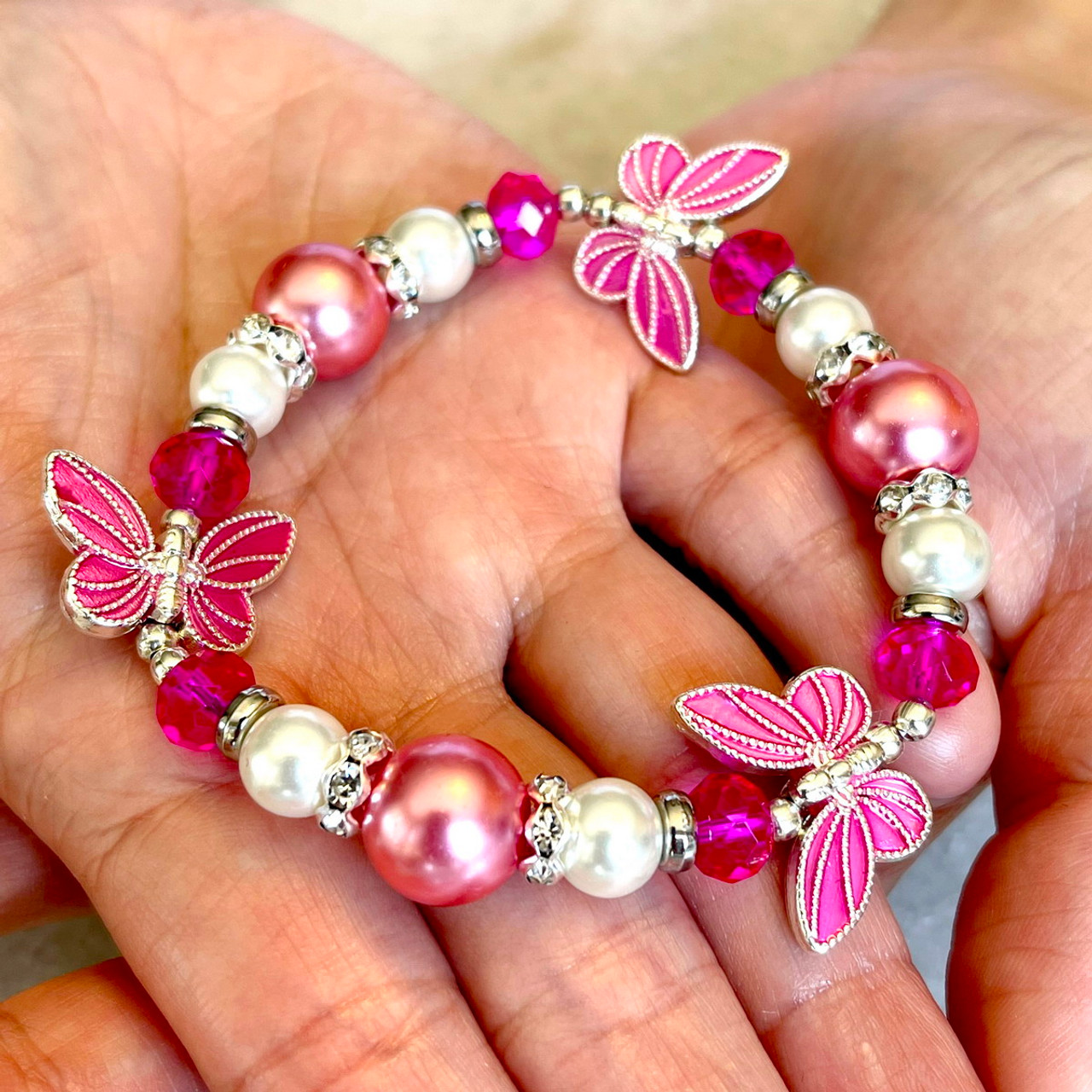 Glass Beads Butterfly, Butterfly Glass Craft