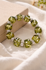 Fiona Green Dice Bracelet