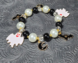 Halloween Charm Beaded Stretch Bracelet Halloween Charm Beaded Stretch Bracelet