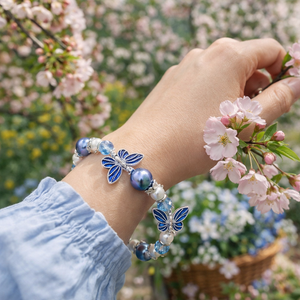 Fiona Blue Morpho Butterfly Bracelet