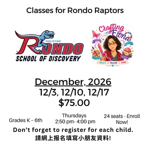 Crafting with Fiona - Rondo - Dec,2026