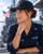 Painted Navy, Anchors Glass Beaded Stretch Bracelet (BR-2534D)
