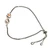 Delicate Painted Snowman Swarovski Crystal Bolo Style Bracelet (BR-3082)
