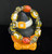 Painted Ghost, Pumpkin, Bat Glass Beaded Stretch Bracelet.