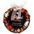 Ghosts Pumpkin Halloween Orange Bracelet | Painted Glass Beads