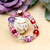 The Love Bracelet -  Heart Bracelet - Beaded Bracelets for Women - Gifts for Her Valentines - Pink - Fiona - IUP633
