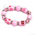 The Love Bracelet -  Heart Bracelet - Beaded Bracelets for Women - Best Gift for Girlfriend - Pink Lips - Fiona - IUP682