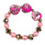 The Love Bracelet -  Heart Bracelet - Beaded Bracelets for Women - Jewellry for Mom - Pink - Fiona - PUP172