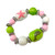 Painted Dolphin Starfish Kids Glass Bead Bracelet | Fiona Accessories