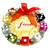 Painted Multicolored Dice Bunco Casino Game Beaded Stretch Bracelet.