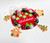 Christmas Gingerbread House Beaded Stretch Bracelet Mrs. Claus Bakery