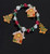 Christmas Gingerbread House Beaded Stretch Bracelet Mrs. Claus Bakery