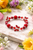 Fiona Red Butterfly Beaded Bracelet