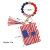 USA Wristlet Patriotic RED White Blue 4th of July