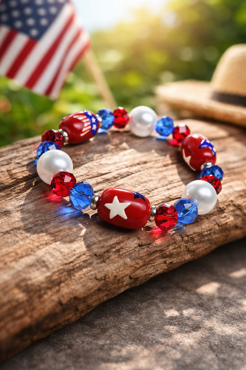 Fiona Patriotic Bracelet