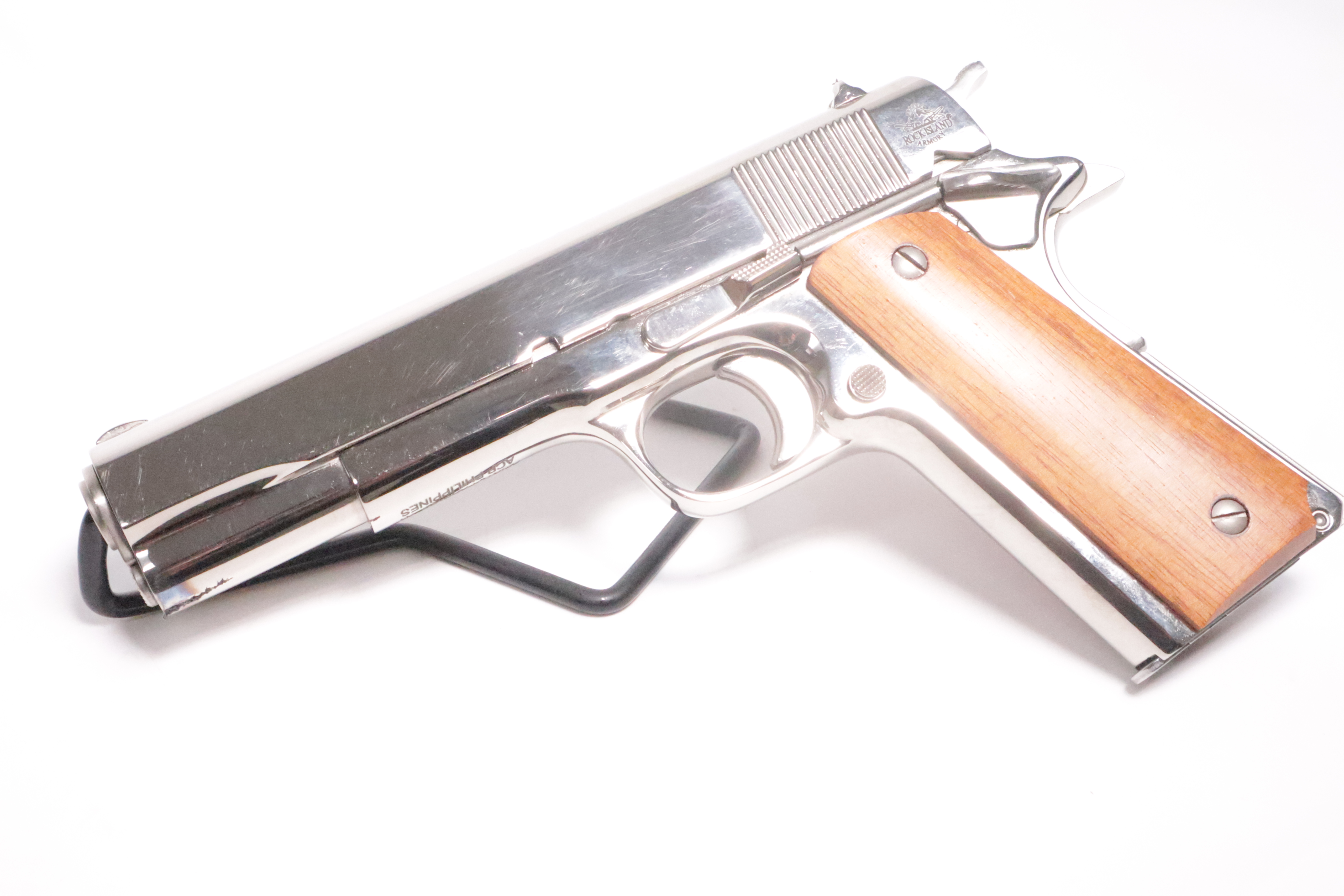 Rock Island Armory 1911 GI Polished Nickel 38 Super