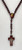 St Benedict cord wood Rosary / rosario madera S. Benito
