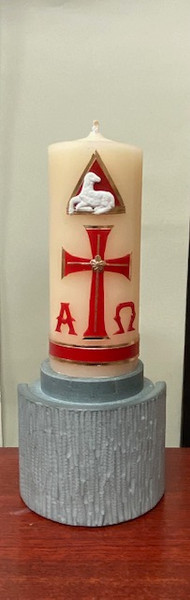 CIRIO PASCUAL 3"*8" DECORADO  --8*18   -  0.700 GMS                        