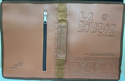 FORRO VINYL BIBLIA LATINO LG café - Brown / BIBLE COVER