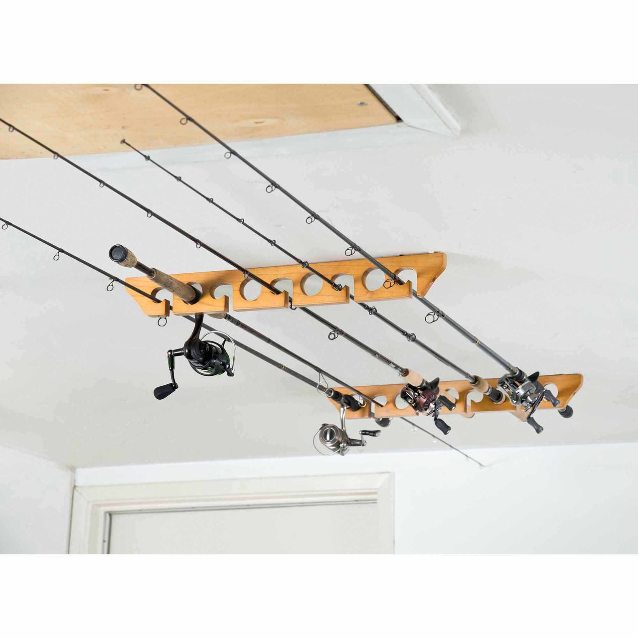 Overhead Rod Rack | Fits 9 Fishing Rods 