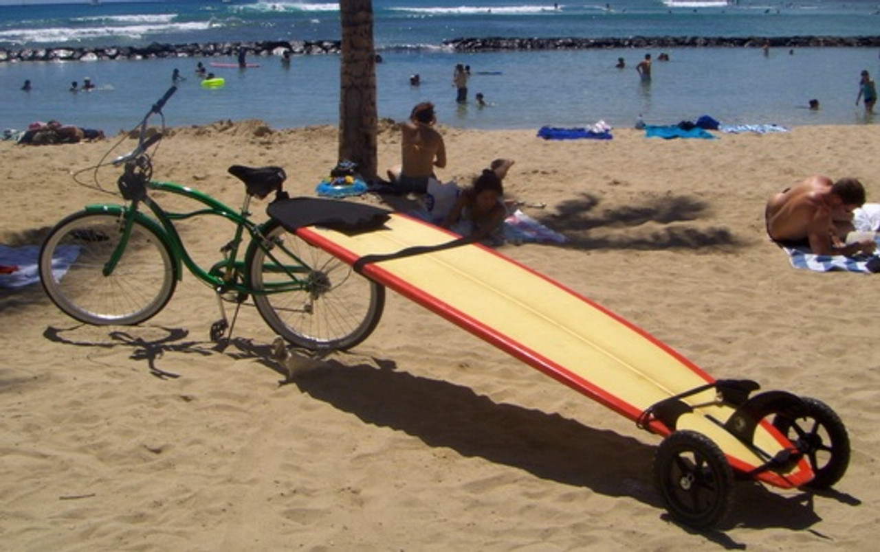 longboard bike trailer
