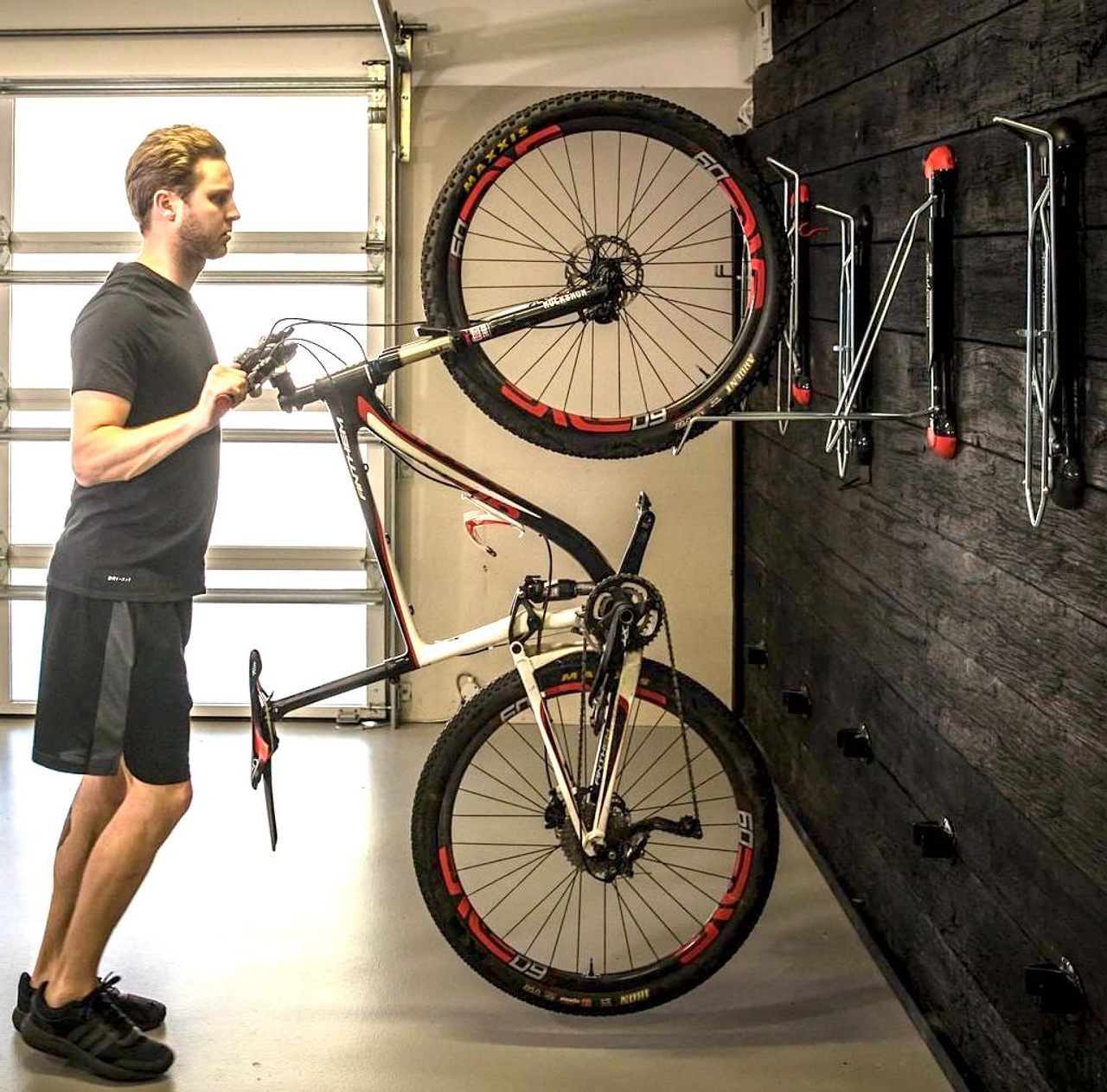 vertical mtb bike rack