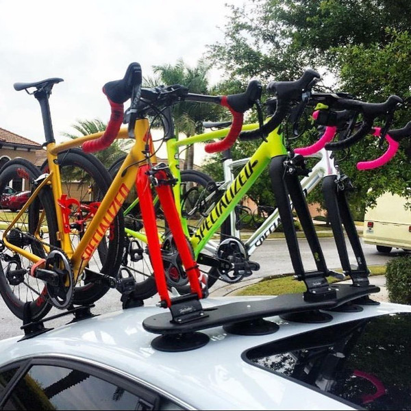 bike roof rack suction cup