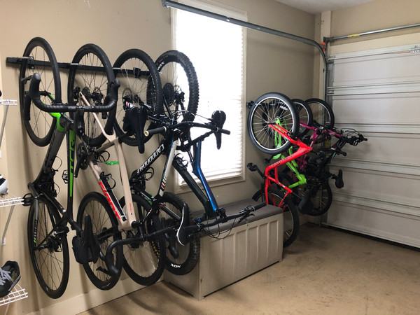 storeyourboard 5 bike wall storage rack