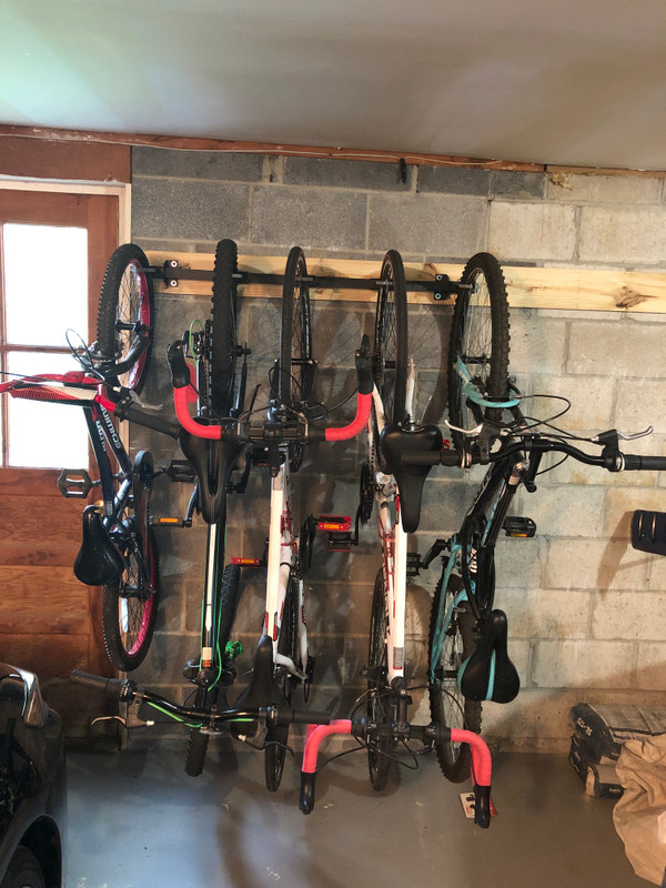 storeyourboard 5 bike wall storage rack