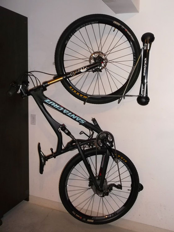 vertical bicycle storage rack