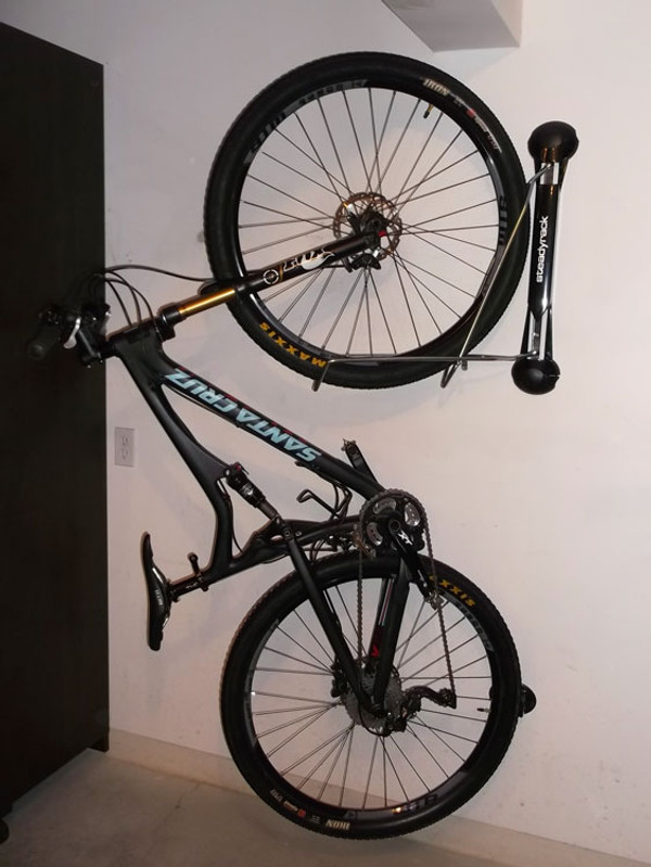 bike rack vertical storage