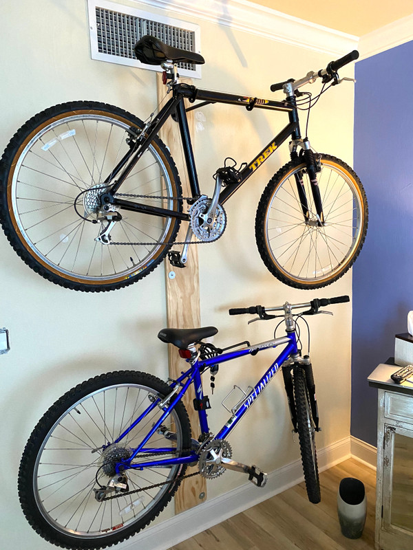 drywall bike mount