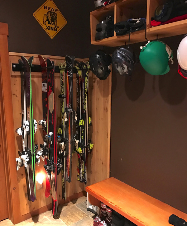 ski boot storage rack