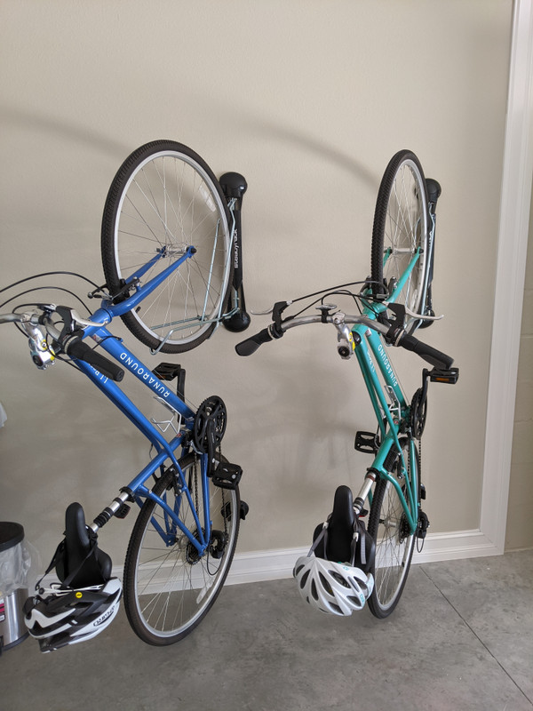 vertical bike rack