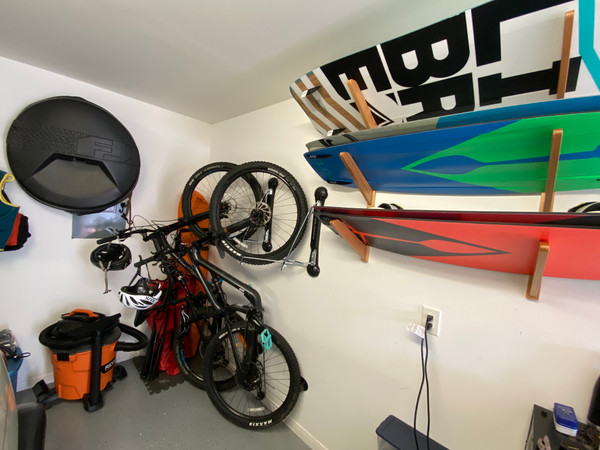 swivel bike wall hanger