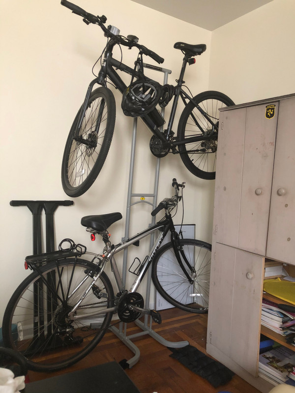 2 bike freestanding rack