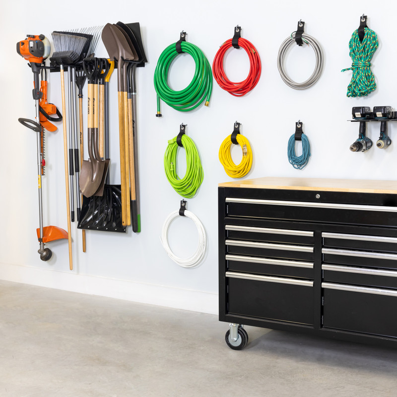 Garden Tool Rack | Garage Tool Organizer Wall Mount | Storage