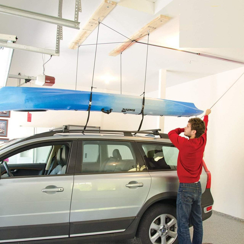 kayak garage hoist pulley